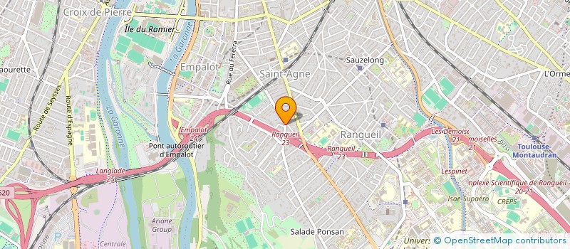 localisation de l'entreprise FRANCE FREESTYLE BALL  TOULOUSE