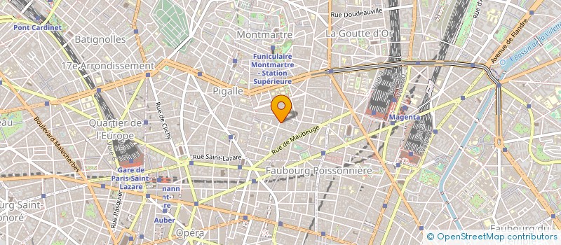 localisation de l'entreprise FRANCE FRITES à PARIS