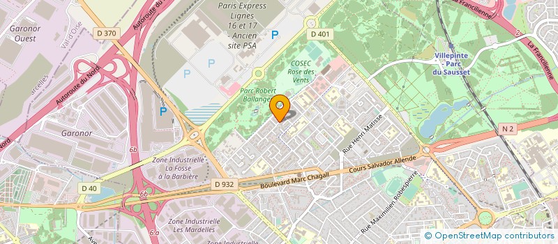 localisation de l'entreprise FRANCE FROID ENERGIE à AULNAY-SOUS-BOIS