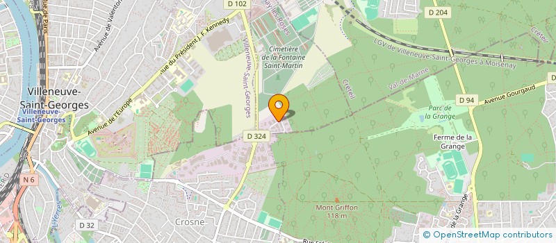 localisation de l'entreprise FRANCE FROID SERVICE à VALENTON