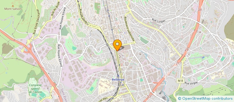 localisation de l'entreprise FRANCE FRUITS  SAINT-ETIENNE