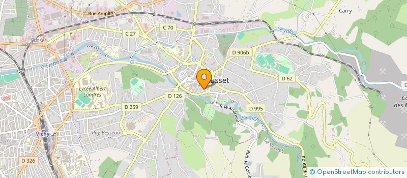localisation de l'entreprise FRANCE GADGETS à CUSSET