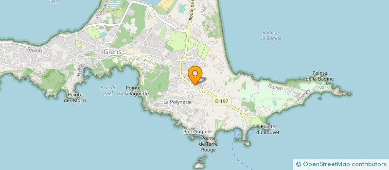 localisation de l'entreprise FRANCE GALENIQUES à HYERES
