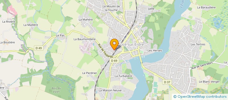 localisation de l'entreprise FRANCE GEO SOLUTIONS  SUCE-SUR-ERDRE