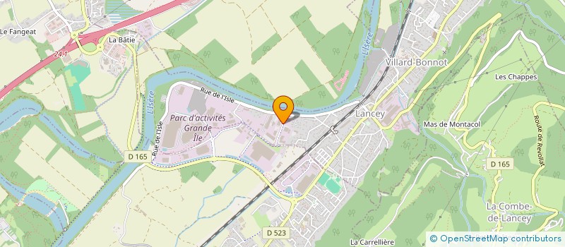 localisation de l'entreprise FRANCE GEOTHERMIE 38  VILLARD-BONNOT