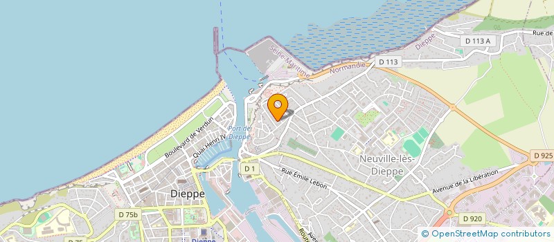localisation de l'entreprise FRANCE GEOTHERMIE 76 à DIEPPE