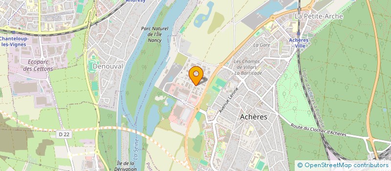 localisation de l'entreprise FRANCE GEOTHERMIE PARIS-OUEST à ACHERES
