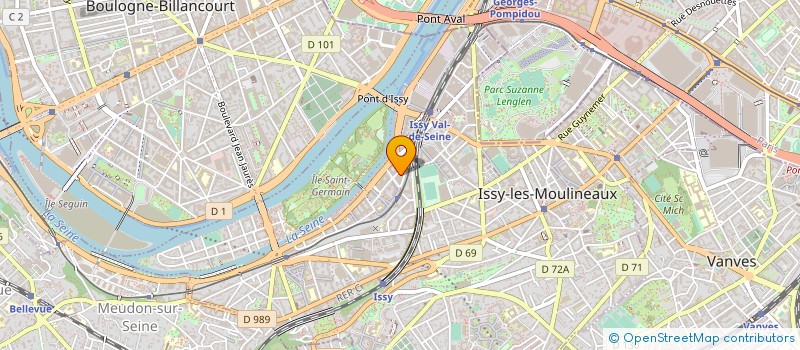 localisation de l'entreprise FRANCE GESTO à ISSY-LES-MOULINEAUX