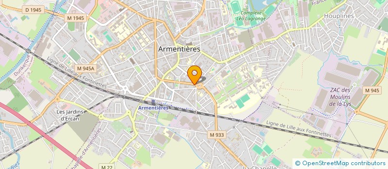 localisation de l'entreprise FRANCE GLASS ARMENTIERES à ARMENTIERES