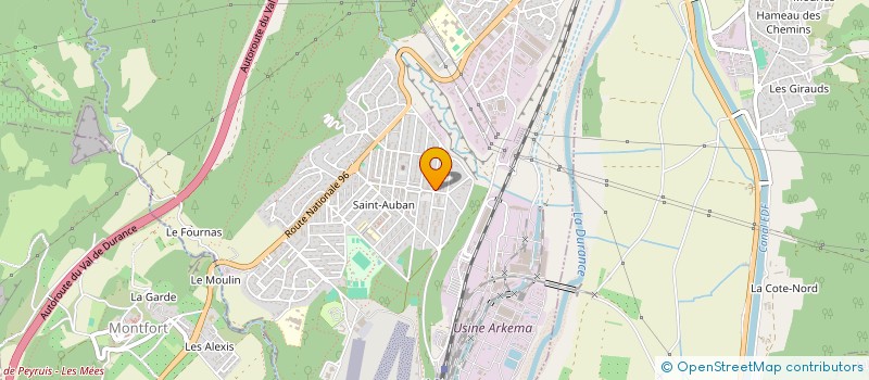 localisation de l'entreprise FRANCE GLIDING SERVICES  CHATEAU-ARNOUX-SAINT-AUBAN