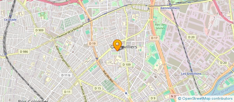 localisation de l'entreprise FRANCE GLOBAL BUSINESS  GENNEVILLIERS