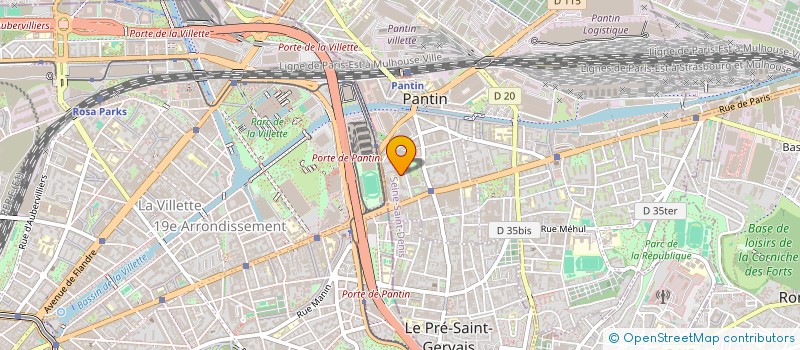 localisation de l'entreprise FRANCE GLOBAL ENR à CLICHY