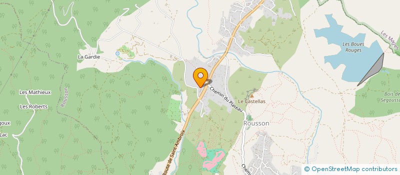 localisation de l'entreprise FRANCE GLOBAL HABITAT  ROUSSON