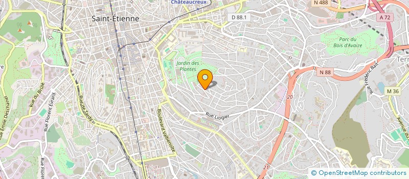 localisation de l'entreprise FRANCE GOELETTE MERCATOR  SAINT-ETIENNE