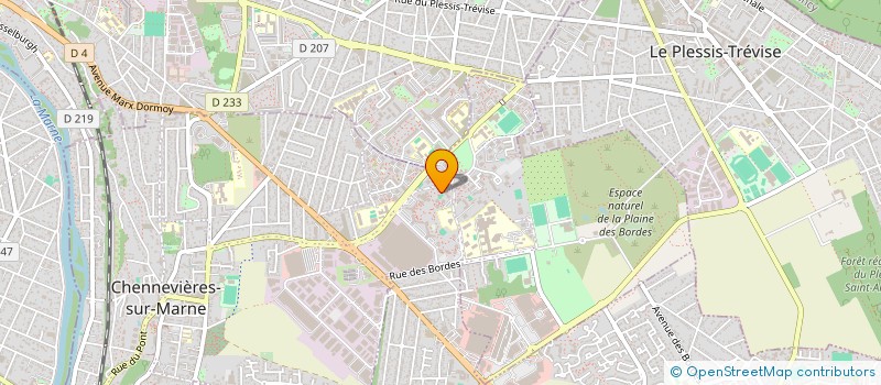 localisation de l'entreprise FRANCE GREEN TRANSPORT  CHENNEVIERES-SUR-MARNE