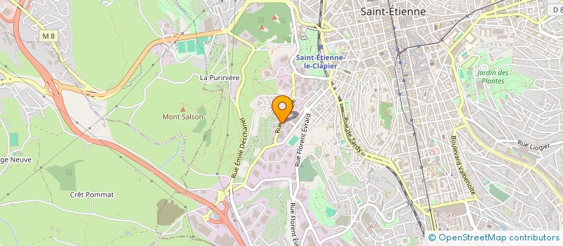 localisation de l'entreprise FRANCE GRENAILLAGE EXPLOITATION à SAINT-ETIENNE