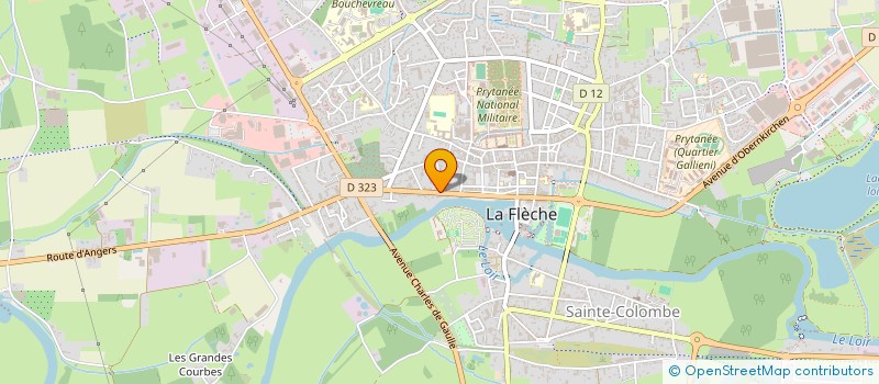 localisation de l'entreprise FRANCE GUIDAGE à LA FLECHE