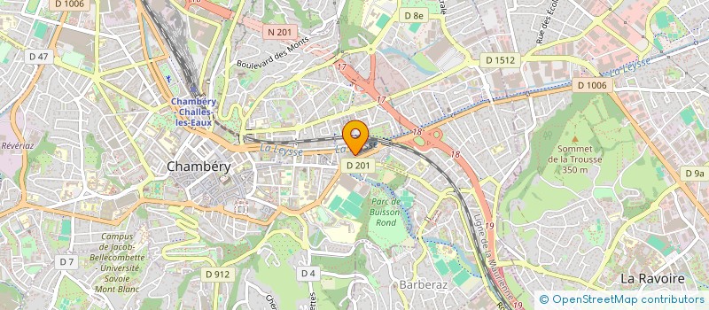 localisation de l'entreprise FRANCE H2O à CHAMBERY