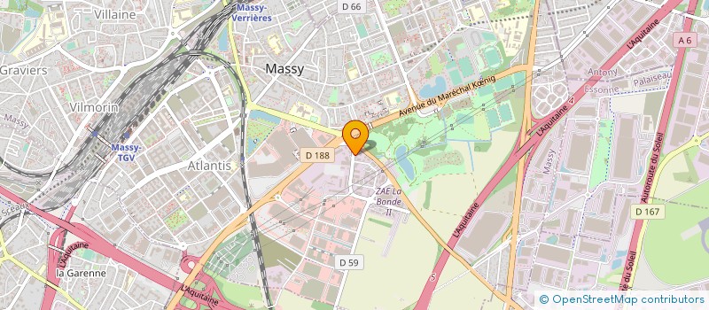 localisation de l'entreprise FRANCE HABITAT 91 à MASSY