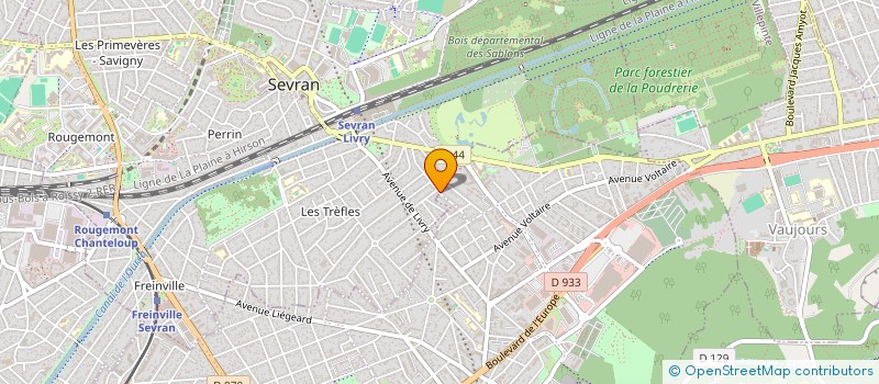 localisation de l'entreprise FRANCE HABITAT à SEVRAN