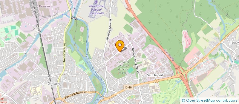 localisation de l'entreprise FRANCE HABITAT E TRANSPORT DE L'EST à EPINAL