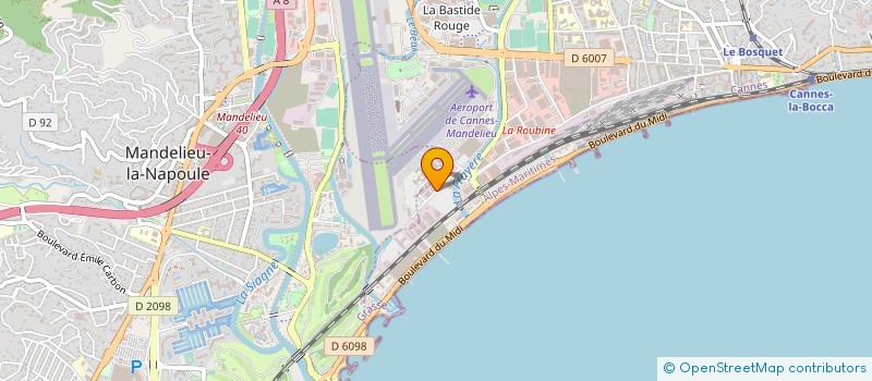 localisation de l'entreprise FRANCE HELICES à CANNES