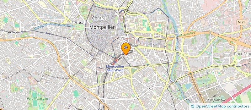 localisation de l'entreprise FRANCE HOLDING à MONTPELLIER