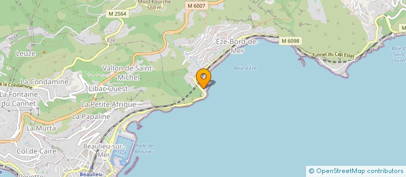 localisation de l'entreprise FRANCE HOTEL  EZE