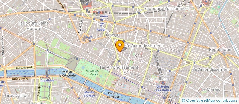 localisation de l'entreprise FRANCE HOTELS  PARIS