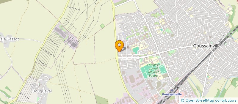 localisation de l'entreprise FRANCE HYGIENE SERVICES SARL  GOUSSAINVILLE