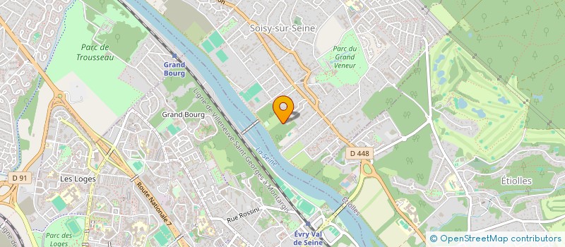 localisation de l'entreprise FRANCE III à SOISY-SUR-SEINE