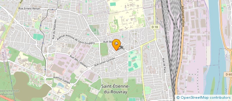 localisation de l'entreprise FRANCE ILYACE INFORMATIQUE TECHNOLOGY SERVICE  SAINT-ETIENNE-DU-ROUVRAY