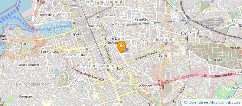 localisation de l'entreprise FRANCE IMMO à MARSEILLE