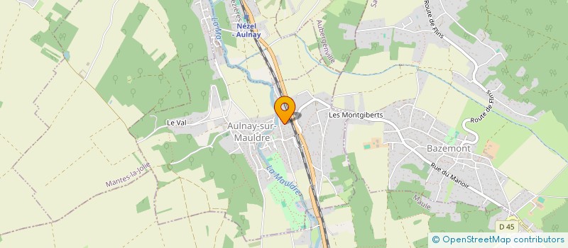 localisation de l'entreprise FRANCE IMMO  AULNAY-SUR-MAULDRE