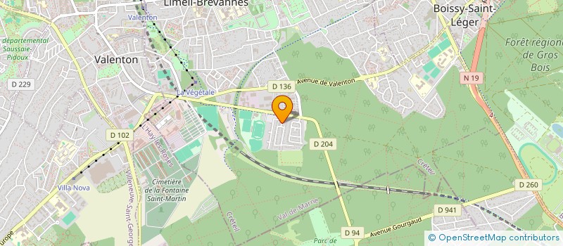 localisation de l'entreprise FRANCE IMMO AS à LIMEIL-BREVANNES
