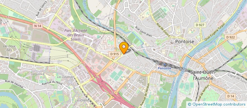 localisation de l'entreprise FRANCE IMMO CONSEIL  PONTOISE