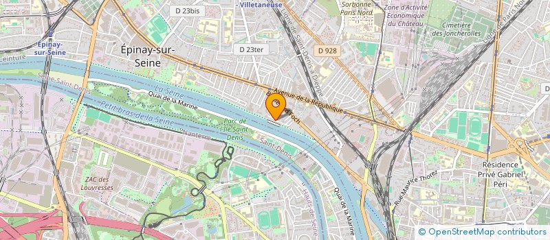 localisation de l'entreprise FRANCE IMMO INVEST à EPINAY-SUR-SEINE