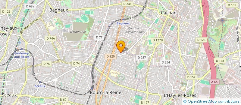 localisation de l'entreprise FRANCE IMMO PATRIMOINE  BOURG-LA-REINE