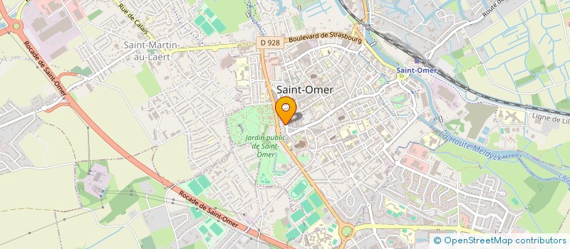 localisation de l'entreprise FRANCE IMMOBILIER à SAINT-OMER
