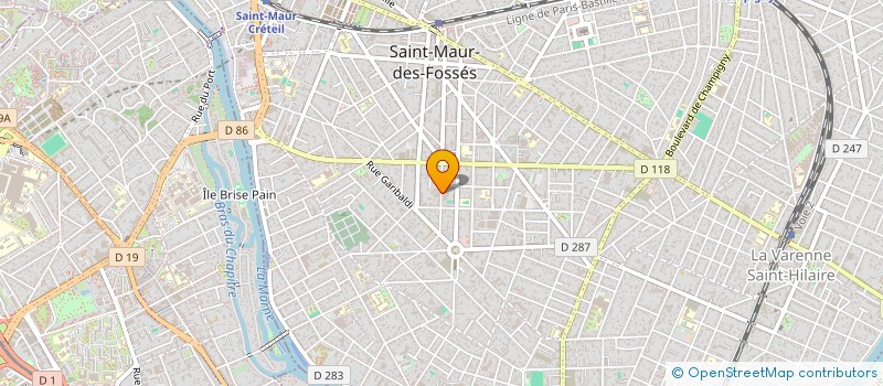 localisation de l'entreprise FRANCE IMMOBILIER à SAINT-MAUR-DES-FOSSES