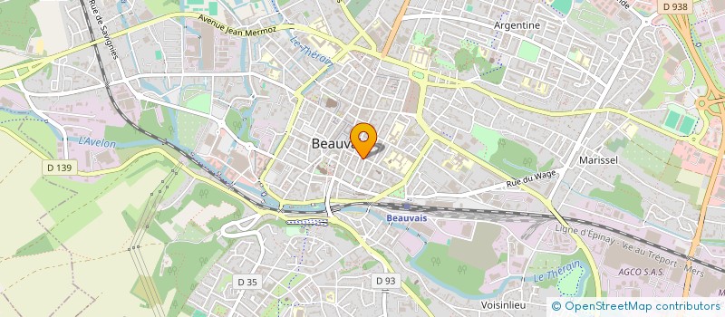 localisation de l'entreprise FRANCE IMMOBILIERE à BEAUVAIS
