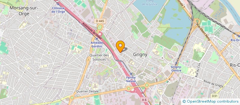 localisation de l'entreprise FRANCE IMMOBILIERE  GRIGNY