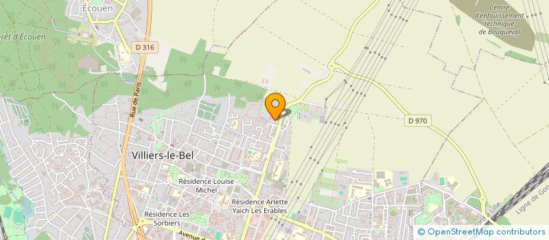 localisation de l'entreprise FRANCE IMPORT ET EXPORT  VILLIERS LE BEL