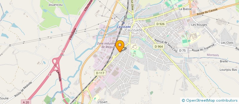 localisation de l'entreprise FRANCE INDOCHINE  CAUSSADE