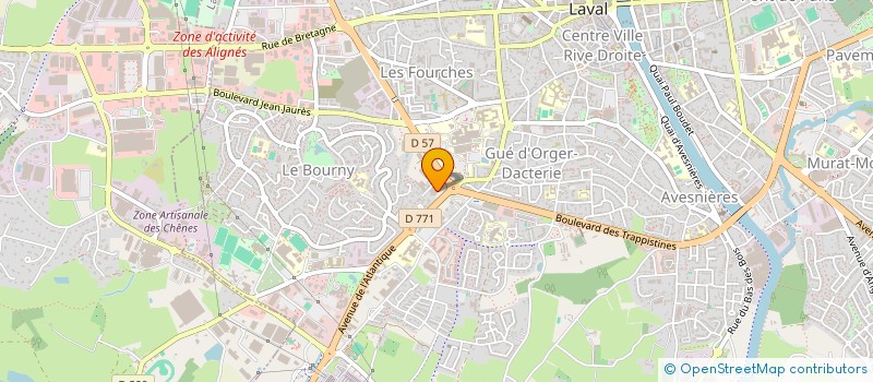 localisation de l'entreprise FRANCE INDUSTRIE MARECHALERIE (FIM) à LAVAL