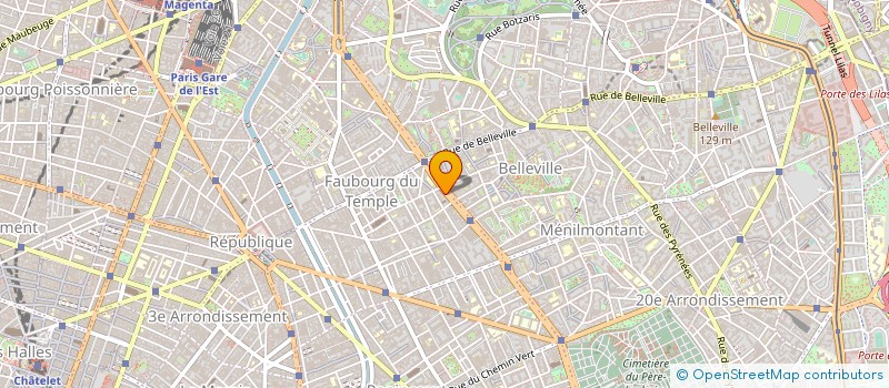 localisation de l'entreprise FRANCE INDUSTRIE PATISSERIE à PARIS