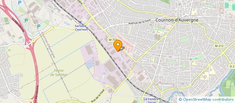 localisation de l'entreprise FRANCE INDUSTRIE TRANSFORMATION DE MOUSSES ET ASSEMBLAGE DE TISSUS TECHNIQUES FITMATT  COURNON-D'AUVERGNE