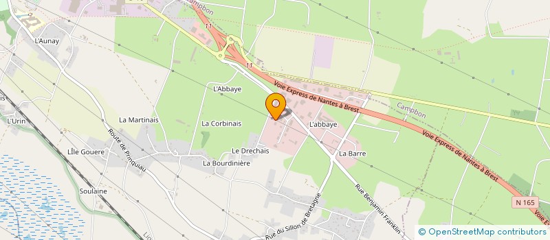 localisation de l'entreprise FRANCE INFRA ROUGE à PONTCHATEAU