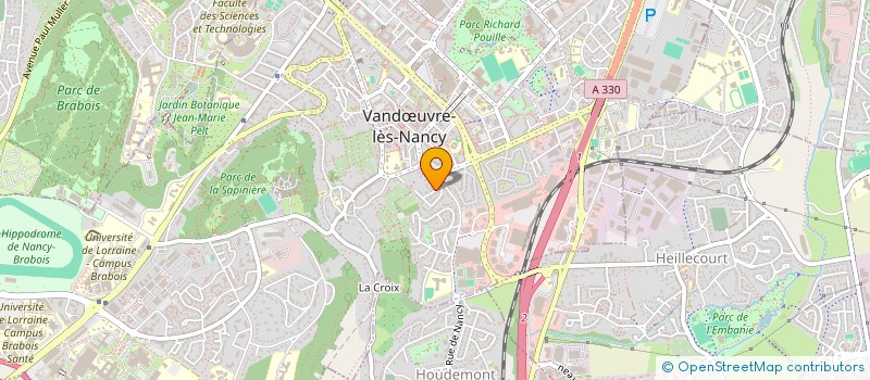localisation de l'entreprise FRANCE INNOVATION DESIGN AMENAGEMENT à VANDŒUVRE-LES-NANCY
