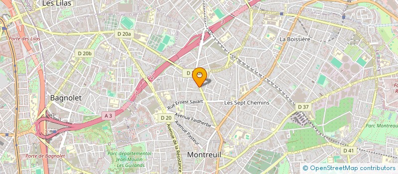 localisation de l'entreprise FRANCE INNOVATION DEVELOPPEMENT à MONTREUIL